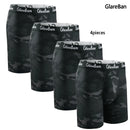 4pcs Set Mid-Long Boxer Shorts Men's Underwear Male Underpants for Men Homme Boxershorts Slips Soft Panties Brand Sexy