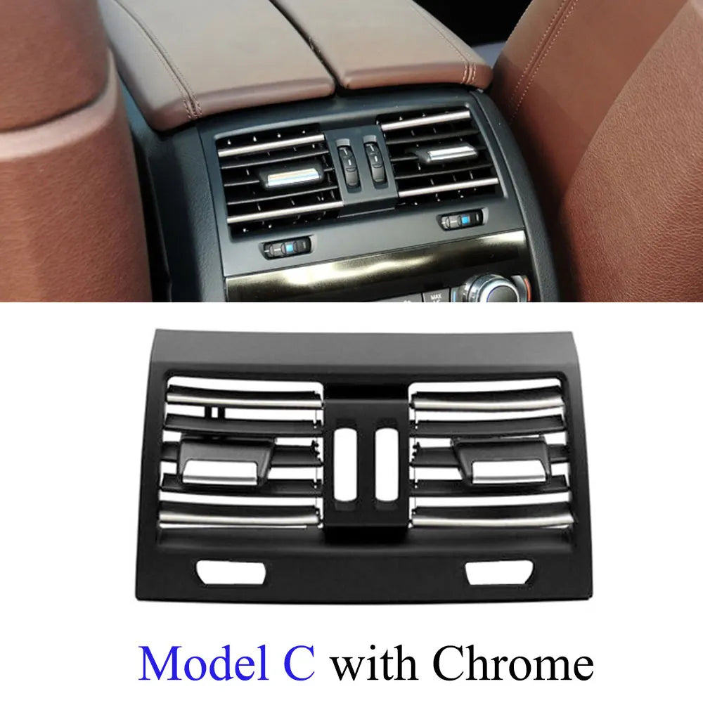 RHD Right Hand Driver Chromed Air Conditioner Ac Vent Outlet Grille Replacement For BMW 5 Series F10 F11 F18 520 523 525 528 530