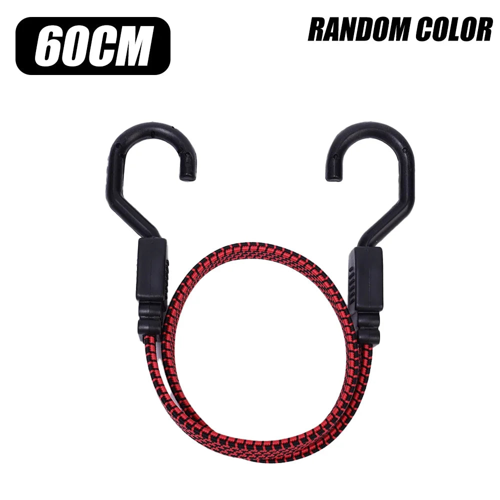 New Elastics Rubber Luggage Rope Cord Hooks Bikes Rope Tie Bicycle Luggage Roof Rack Strap Fixed Band Hook Car Accessories
