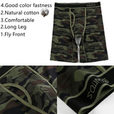 2024 New Style Cotton Fly Boxer Long Leg Underwear For Men Shorts Big Size And Panties Homme Luxury Brand Boxerhomme Underpants