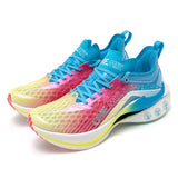 ONEMIX Trail Racing Running Shoes Cushion Breathable Mesh Stable Wearable Outdoor Carbon Plate Marathon Sport Training Sneakers