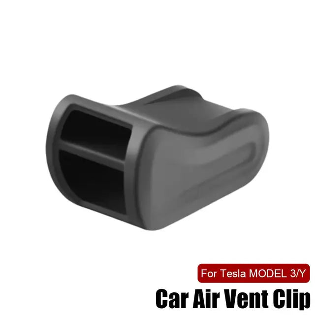 Clip de salida de aire para aromaterapia para Tesla All Model3/Y, adaptador de ambientador de plástico negro, accesorio decorativo para aromaterapia. 