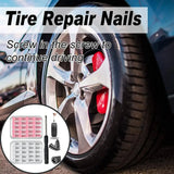 Car Vacuum Tire Repair Nail Tire Repair Tool Set Cars Truck Rubber Tire Puncture Motorcycle Repair Glue Nails