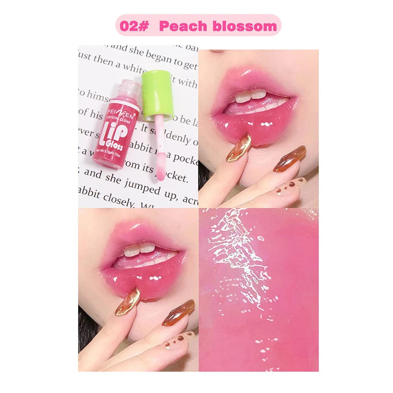 Juego de 6 paquetes de brillo de labios hidratante duradero pudín brillo de labios hidratante resistente al agua brillo de labios maquillaje cosméticos para labios