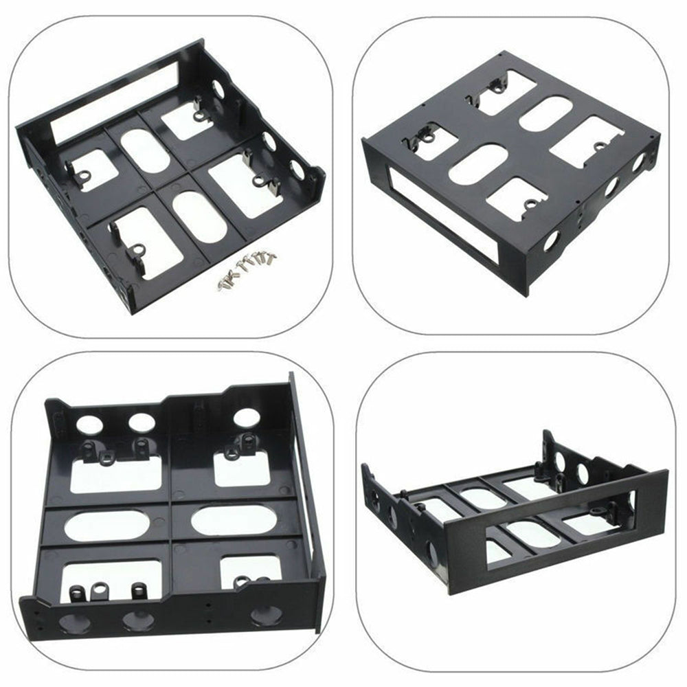3.5 To 5.25 Floppy To Optical Drive Bay Mounting Bracket Converter For Front Panel Hub Card Reader Fan Speed Controller