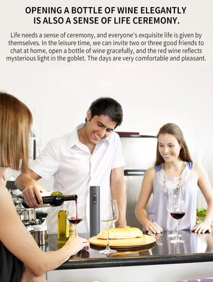 Electric Wine Bottle Opener Automatic Red Wine Corkscrew Wine Opener Bar Wine Tools Kitchen Products
