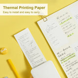 5/10 rollos de papel térmico para cámara, impresión blanca para niños, pulpa de madera, impresión instantánea, papel de liar para niños, accesorio para miniimpresora