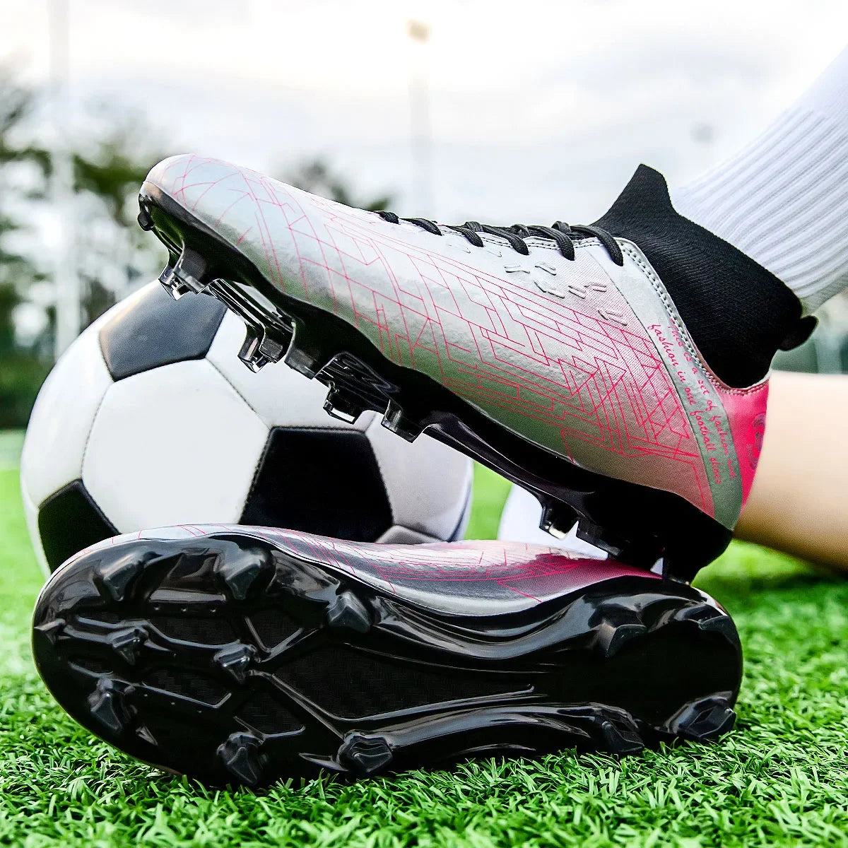 Botas de fútbol de alta calidad para hombre, originales, profesionales, para entrenamiento en interiores, ultraligeras y rápidas.