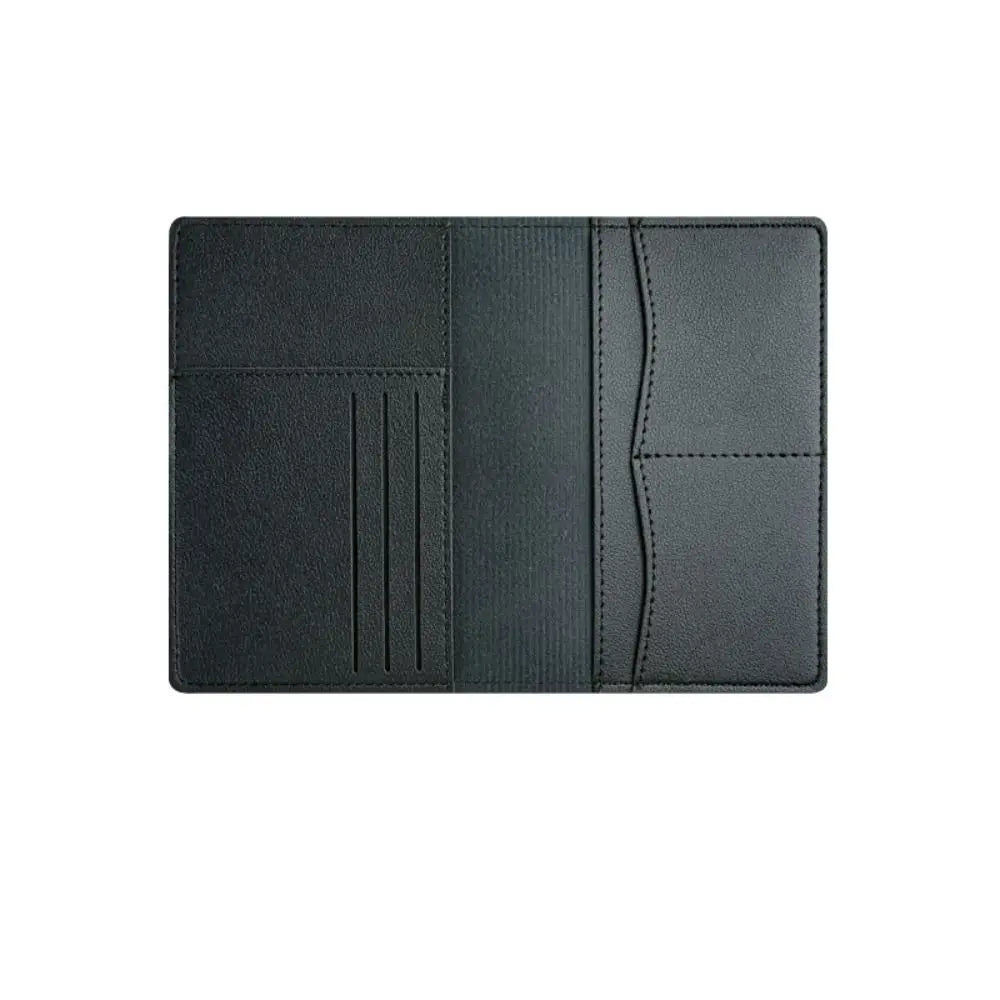 New Travel PU Passport Cover High-capacity Multiple Card Slots Passport Bag Ticket Holder Bussiness Passport Protective Cover