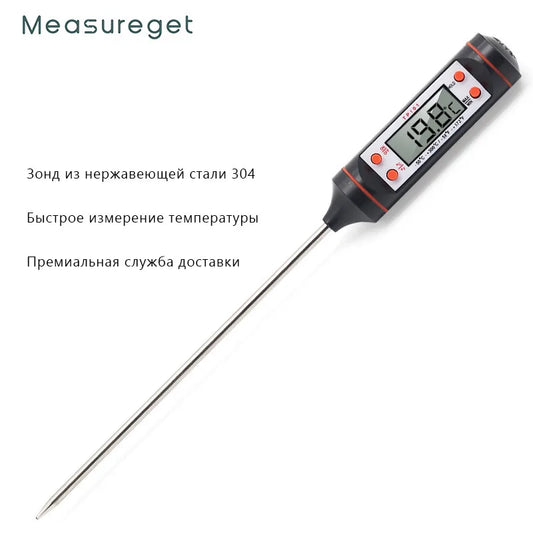 Termómetro de aceite con aguja para alimentos, lectura instantánea, medidor de temperatura de carne con sonda para cocina y parrilla.