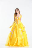 Halloween Costume Belle Princess Dress Adult Beauty and Beast Anime Belle Dress Cosplay Performance Women Birthday Gifts