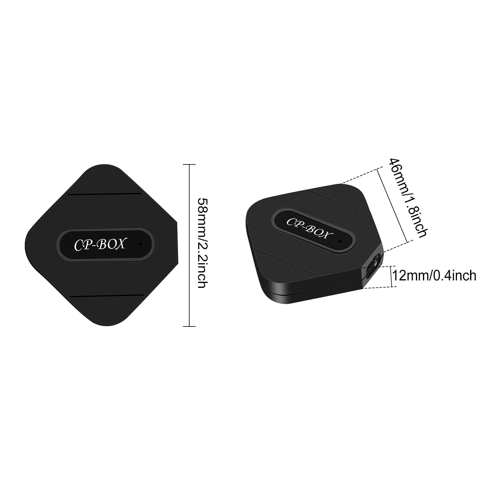 Podofo Wireless Carplay Box Android Auto Box USB AI Box AI Voice GPS Bluetooth Adapter WIFI Carplay Dongle For VW/Audi/Toyota