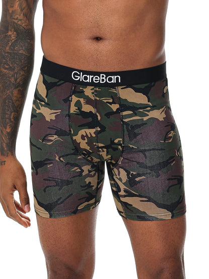 5pcs Set Mid-Long Cotton Boxer Shorts Men Underwear Male Underpants for Men Homme Boxershorts Slips Soft Panties Brand Briefs