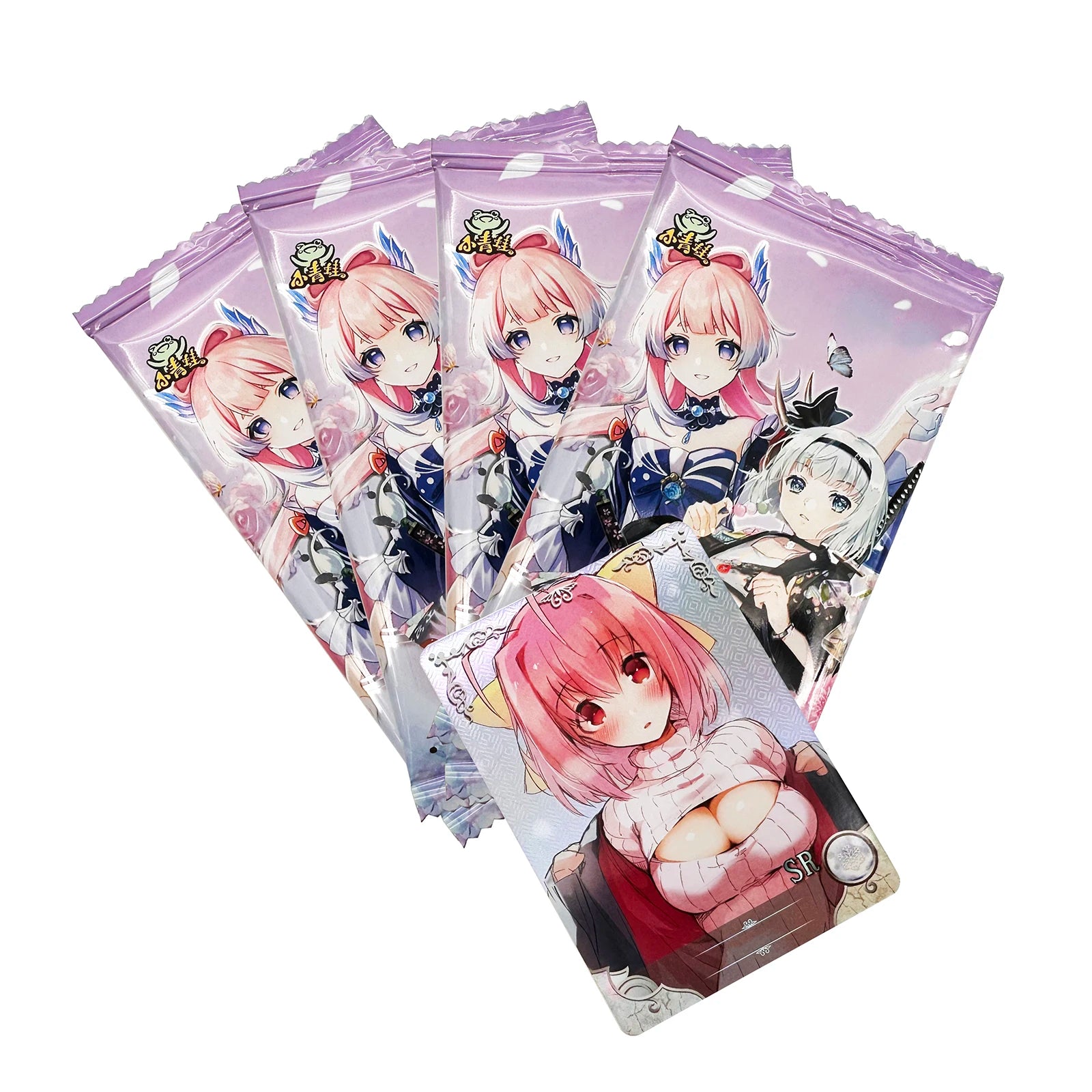 150 piezas 30 paquetes de tarjetas de colección de anime Goddess Story Wind and Snow Moon Flowers, regalo de cumpleaños, hermosa y bonita tarjeta