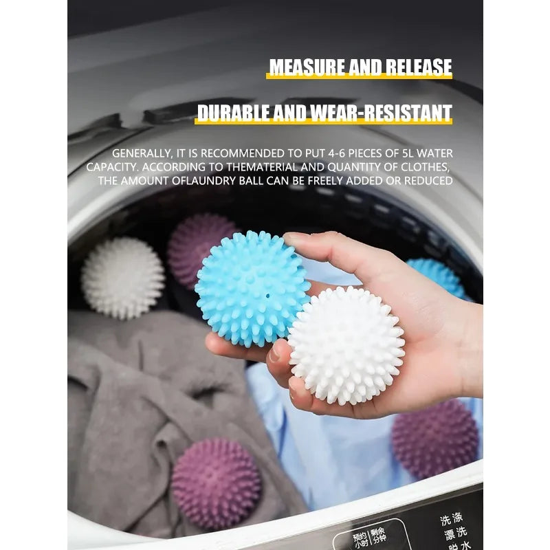 1/3PCS Magic Laundry Balls Reusable PVC Solid Cleaning Ball Household Cleaning Washing Machine Accessories Clothes Softener