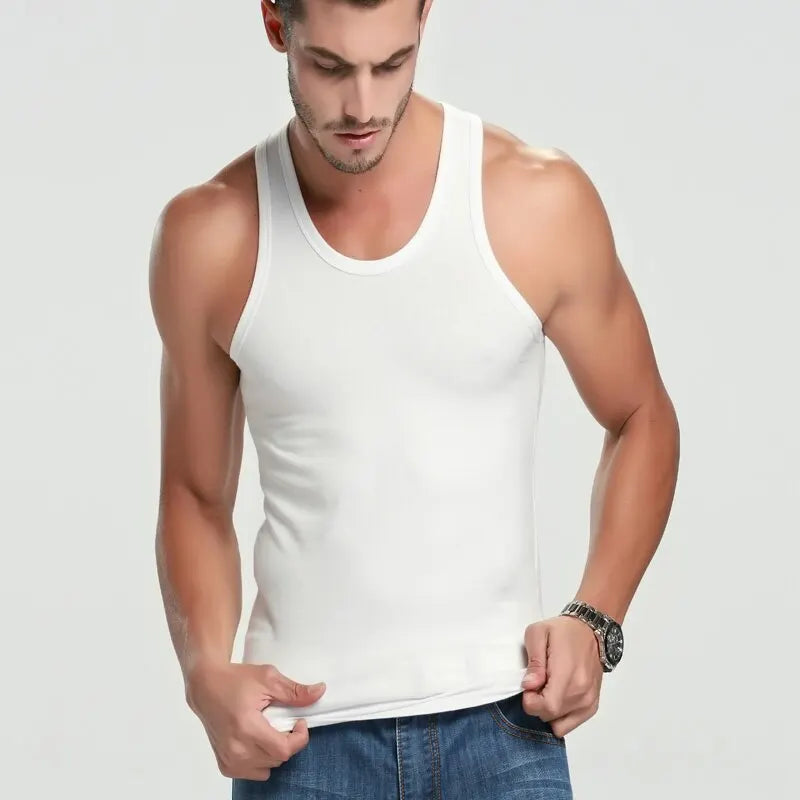 Sudadera deportiva de algodón puro para hombre con chaleco y movimiento para culturismo