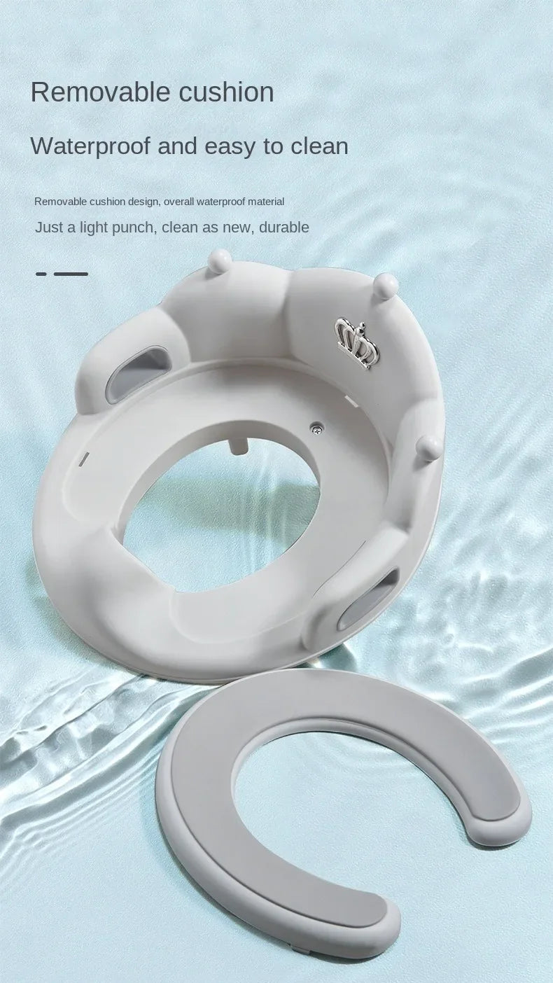 Baby and Child Toilet Seat Ring Female Baby and Little Boy Cushion Bedpan Cover Children's Toilet Household Auxiliary Toilet