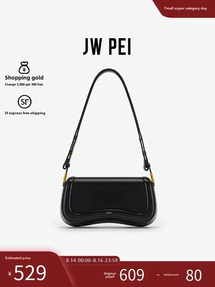 JW PEI Fashionable Trendy Adjustable Crossbody Bag Vintage Women's Shoulder Bag Pudding Bag JOYFashionable 1C56