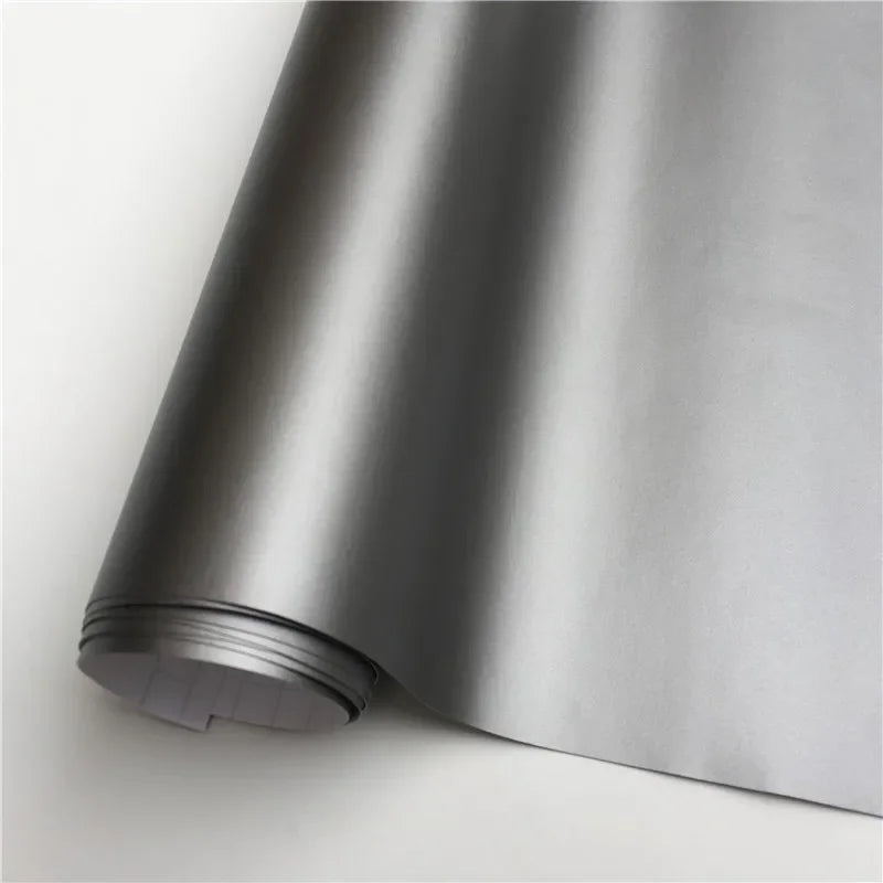 Matte Black Vinyl Film Car Wrap Foil Sticker Vehicle Wraps Console Computer Phone Cover Skin