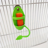 1Pc Bird Cuttlebone Holder Bird Cage Feeding Holder Vegetable Fruits Cuttlebone Holder for Parrot Parakeet Bird Feeder