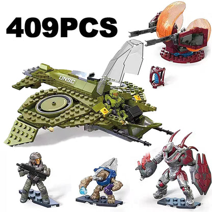 Bloques de construcción técnicos MEGA Construx The Infinity Aura Airship, robots de guerra, modelos de armas, juguetes para niños y adultos, regalo
