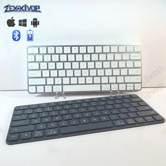 Teclado inalámbrico Zexxivop con Bluetooth, conexión Bluetooth para Mac, iPad, notebook, portátil, computadora de escritorio