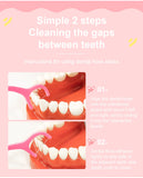 60pcs Kids Dental Floss Picks Cartoon Shape Teeth Cleaning Toothpicks Individual Pack Oral Care Dental Flosser for Children