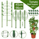 90cm Adjustable Tomato Cage 36 inches Plant Support Cages Cucumber Trellis for Climbing Plants 4 Adjustable Rings and Plant Clip