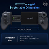 EasySMX M15 Bluetooth Mobile Phone Controller for Android/iPhone/Cloud Gaming/Xbox Game Pass/PS Remote Play/Switch 1/2