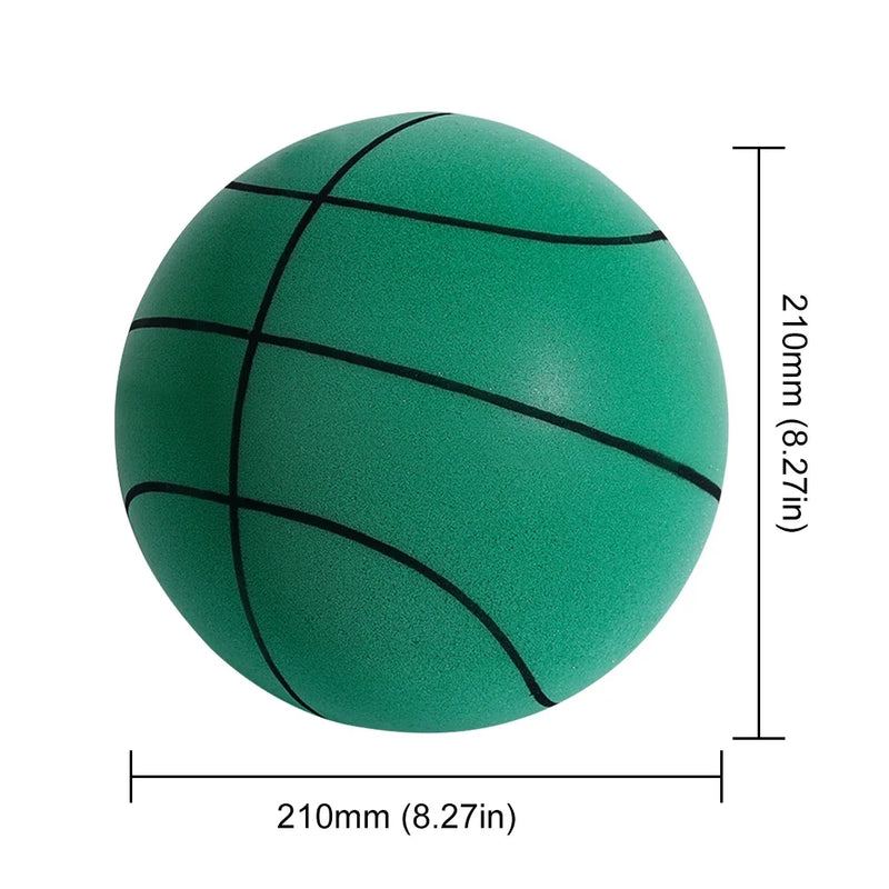 18/21/24 Solid Silent Basketball Kid Indoor Silent Sponge Elastic Little Leather Ball Lightweight 3/5/7 Inch Children Sports Toy