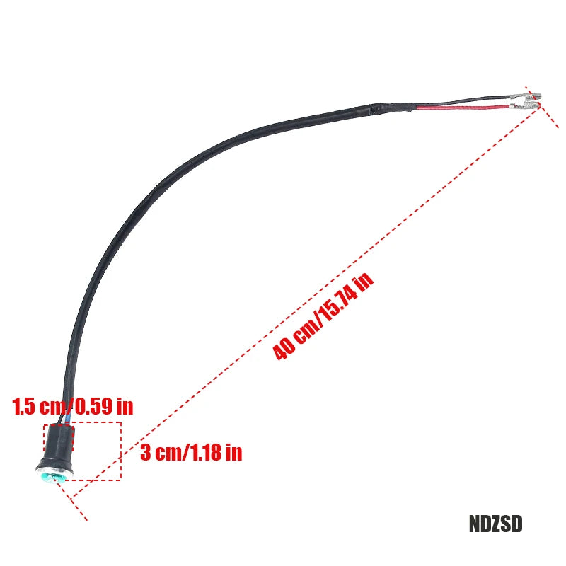 Motorcycle Accessories 46cm Neutral Reverse Light Gear N/R Indicator DC 12V Plastic for 50cc-250cc ATV Chinese 4 Wheeler Quad