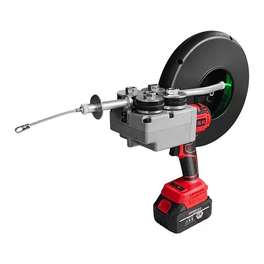 NEW Threading Machine Threading Device Automatic Electric Wire Puller Cable Push Wall Rechargeable Li-Ion Stringing Machine
