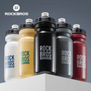 ROCKBROS Cycling Water Bottle 600ml Lightweight Bottle With Dust Cover Gym Water Kettle Drink Outdoor Sports Bike Accessories