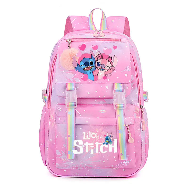 Mochila impermeable de gran capacidad de Lilo y Stitch para la escuela, bolsa de cosplay de anime kawaii, bolsa de viaje, regalo para estudiantes de escuela y niñas