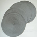 Round Placemats Set  Braided Circle Place Mat Washable Table Mats for Kitchen Dining Table Mixed Color Non-Slip Place mats