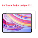 Protector de pantalla de vidrio templado para Xiaomi Redmi Pad Pro de 12,1 pulgadas, película protectora antiarañazos, dureza 9HD 