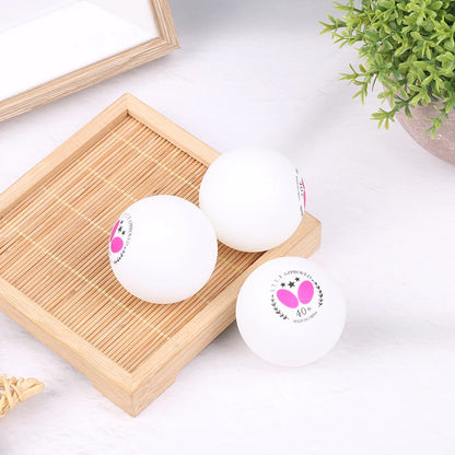 3 pelotas profesionales de tenis de mesa (más de 40 unidades) para entrenamiento de golpes de tenis de mesa, juegos de interior y ping pong de repuesto.