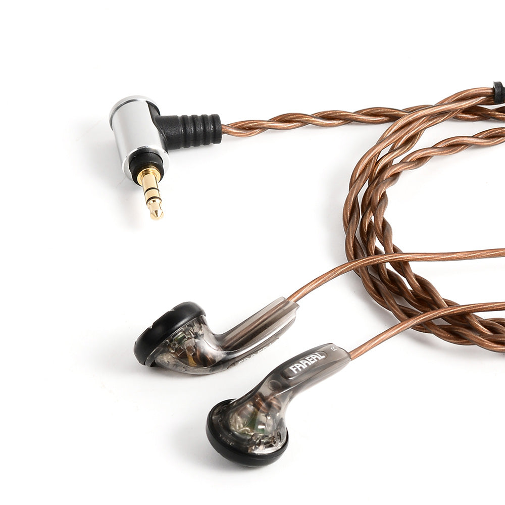 Auriculares FAAEAL Rosemary de cabeza plana, estándar de 3,5 mm/TRRS de 4,4 mm y 2,5 mm, balanceados, 150 ohmios, para música de bajos de alta fidelidad.