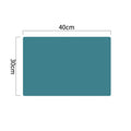60/40cm Oversized Food Grade Silicone Waterproof Placemat Heat Insulation Anti-Skidding Washable Table Mat For Kitchen Dinner