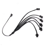 3M Car Cold Light Line LED Car Atmosphere Lamp Flexible Interior Decoration Moulding Trim Strips Light For USB Line Tube