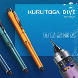 Japan Uni Kuru Toga DIVE Spin Mechanical Pencil M5-5000 Automatic Core/lead Self-revolving 0.5mm Advanced Drawing Art Stationery