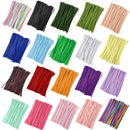 100pcs Chenille Stems Toys DIY Strips Twist Bar Anvil Wire Craft Pipe Creative Hobby Children Plush Stick Chenille Sticks
