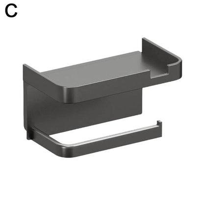 Portarrollos de papel higiénico de pared, de plástico grueso y resistente al óxido, para baño y cocina.