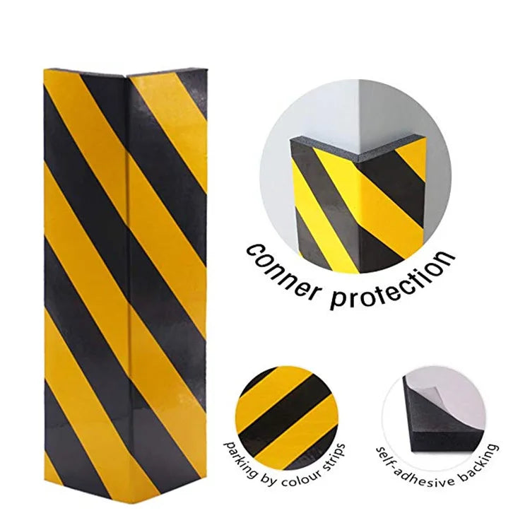 4PCS Garage Wall Protector Foam Edge Corner Bumper Wall Corner Guard Cars Anti-collision Sticker Garage Columns Anti Scratch