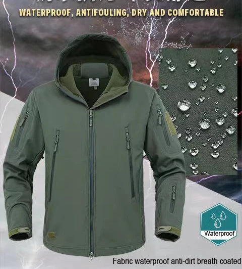 Chaquetas SoftShell de invierno para hombre, pantalones tácticos, para acampar, senderismo, caza, pesca, sudaderas de forro polar, abrigos, tallas S-5XL, pantalones cargo para exteriores.