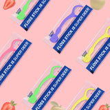 60pcs Kids Dental Floss Picks Cartoon Shape Teeth Cleaning Toothpicks Individual Pack Oral Care Dental Flosser for Children