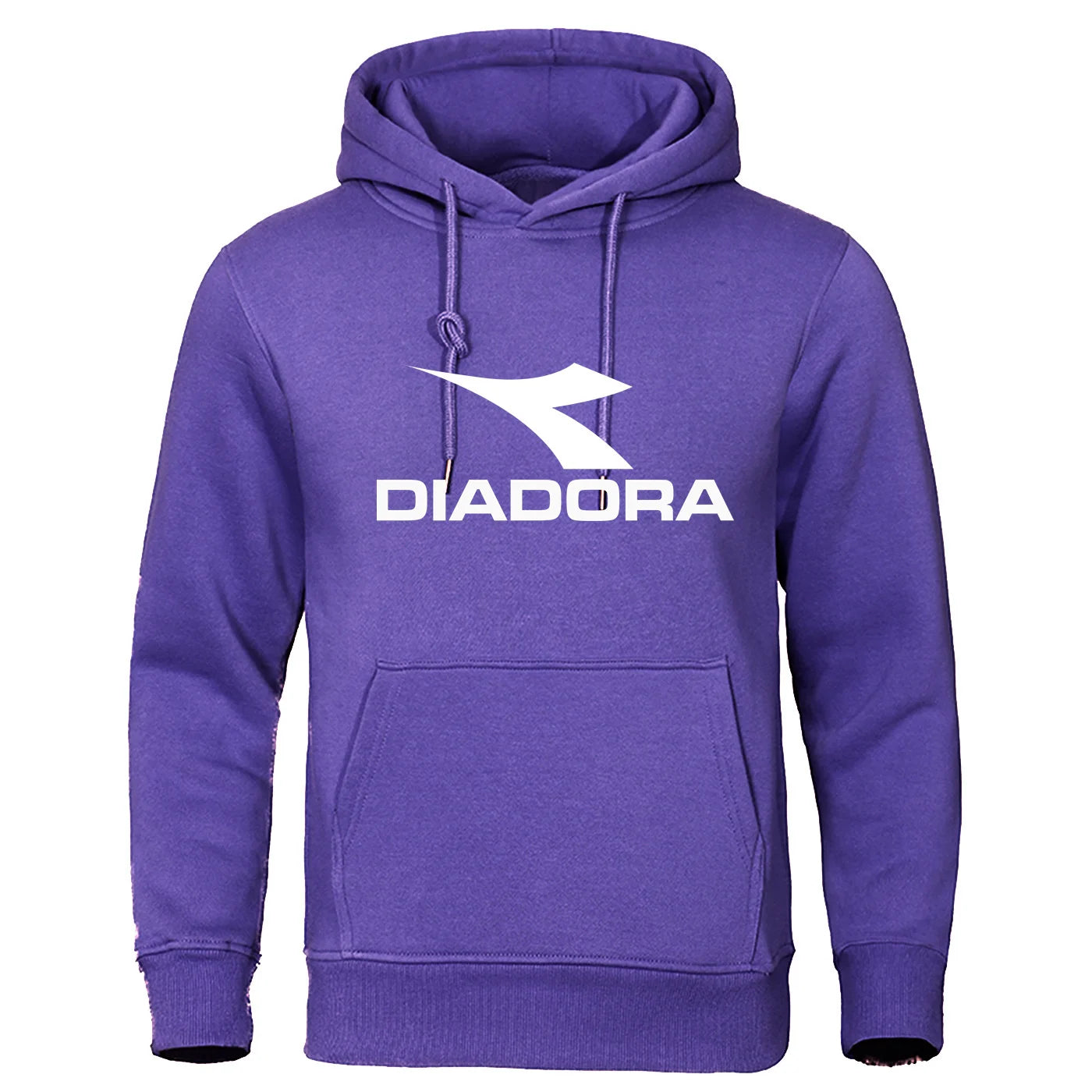 Diadora 2024 Trendy Fashion Casual Sportswear Comfortable Printed Loose Top Pullover Men's Hooded Sweatshirt Street Wear