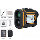 SNDWAY Telescope Laser Range Finder Digital Distance Meter Hunting Monocular Golf Rangefinder LCD Display Roulette Tape Measure