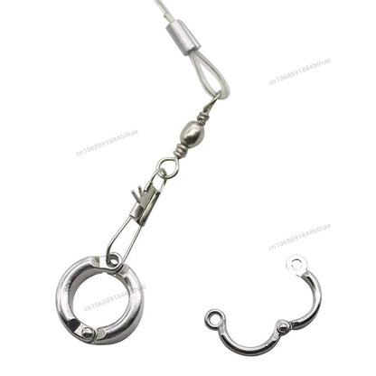 Bird foot Chain Parrot Anti-flying Traction Rope Bird Feet Bracelet Alloy Foot Ring Pet Bird Flying Travel Training Leash