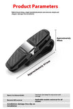 80-degree Rotating Multi-functional Car Eyeglass Storage Clip Bidirectional Automobile Eyeglass Clip Holder for Easy Access